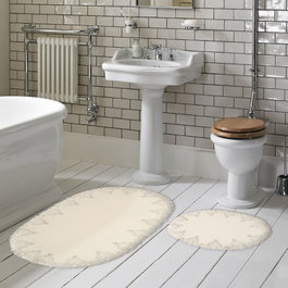 Mijölnir Juego de alfombrillas de baño Zara Ç - Cream